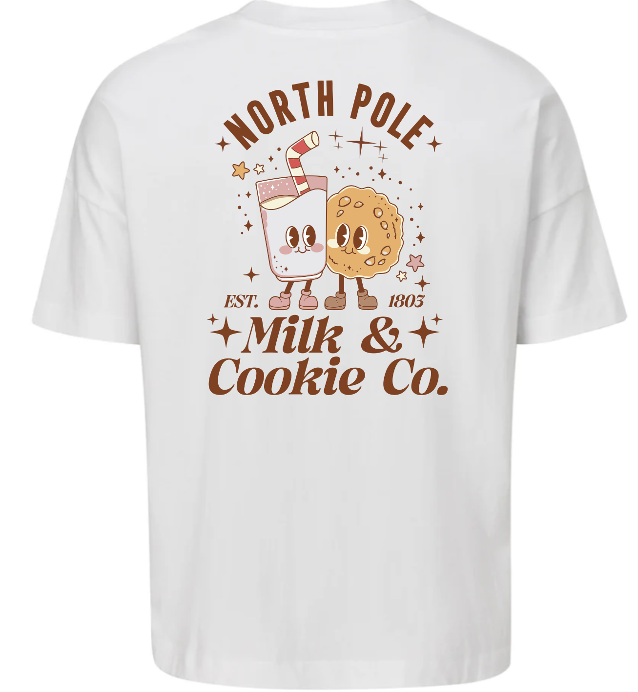 Kalėdiniai marškinėliai Milk & Cookie